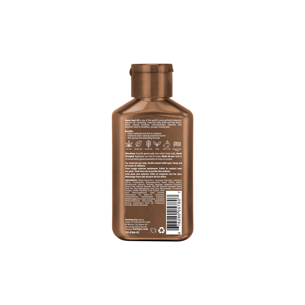 HEMPZ HIDRATANTE CORPORAL VAINILLA LUX CON NIACINAMIDA 66ml - Image 2