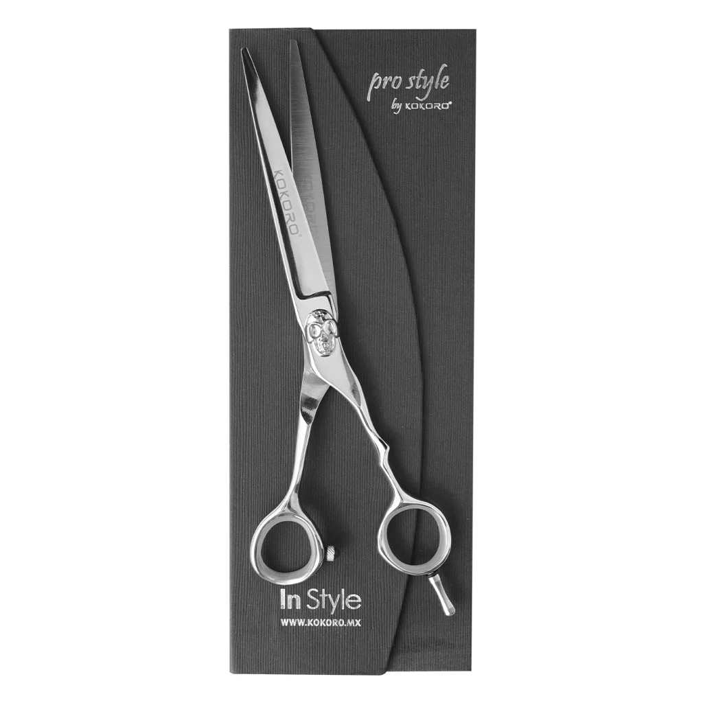 TIJERA KOKORO DE BARBERIA SKULL 7.0" - Image 5