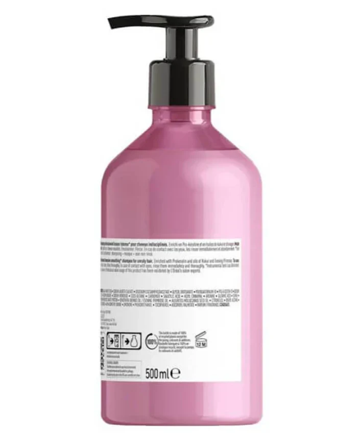 LOREAL SERIE EXPERT LISS UNLIMITED SHAMPOO 500ml - Image 2
