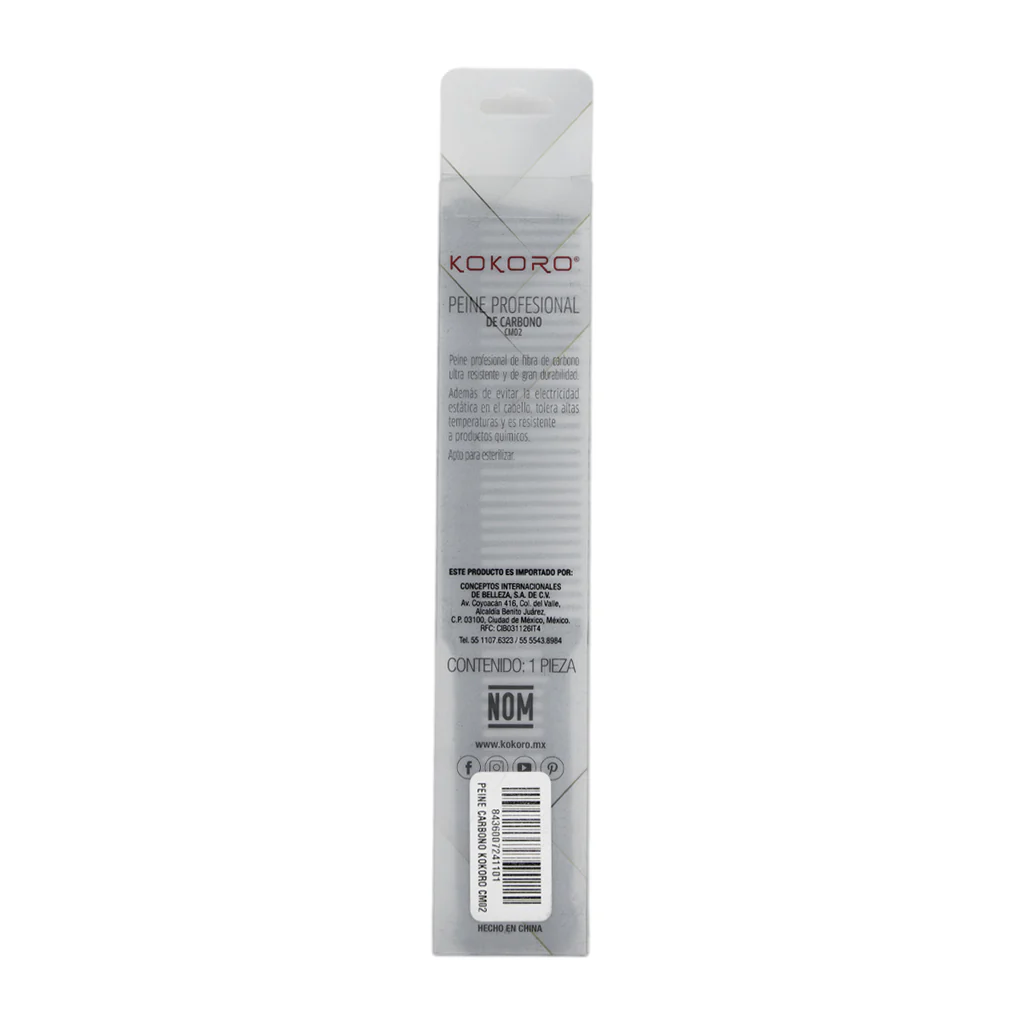 Peine Profesional Kokoro Carbon CM02 - Image 4