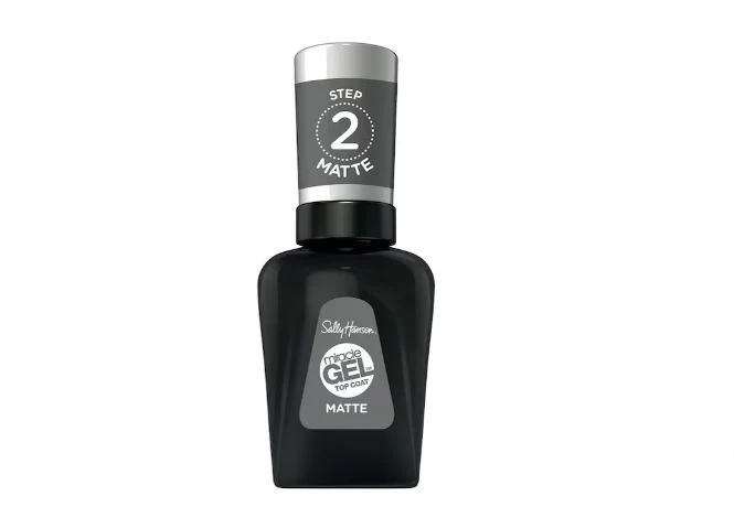 SALLY HANSEN MIRACLE GEL TOP COAT MATTE TRANSPARENTE