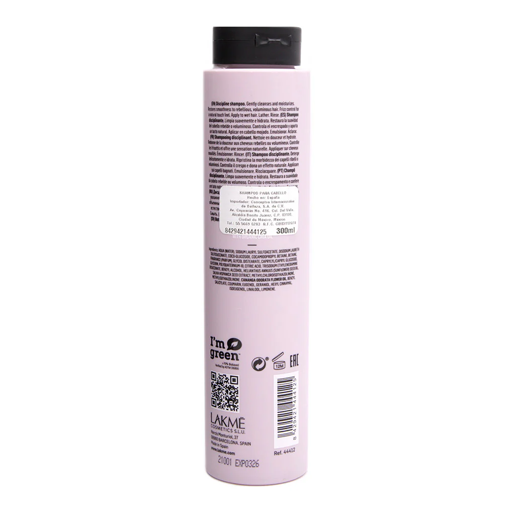 Shampo Para Cabello Lakme Teknia Anti Frizz 300ml - Image 5