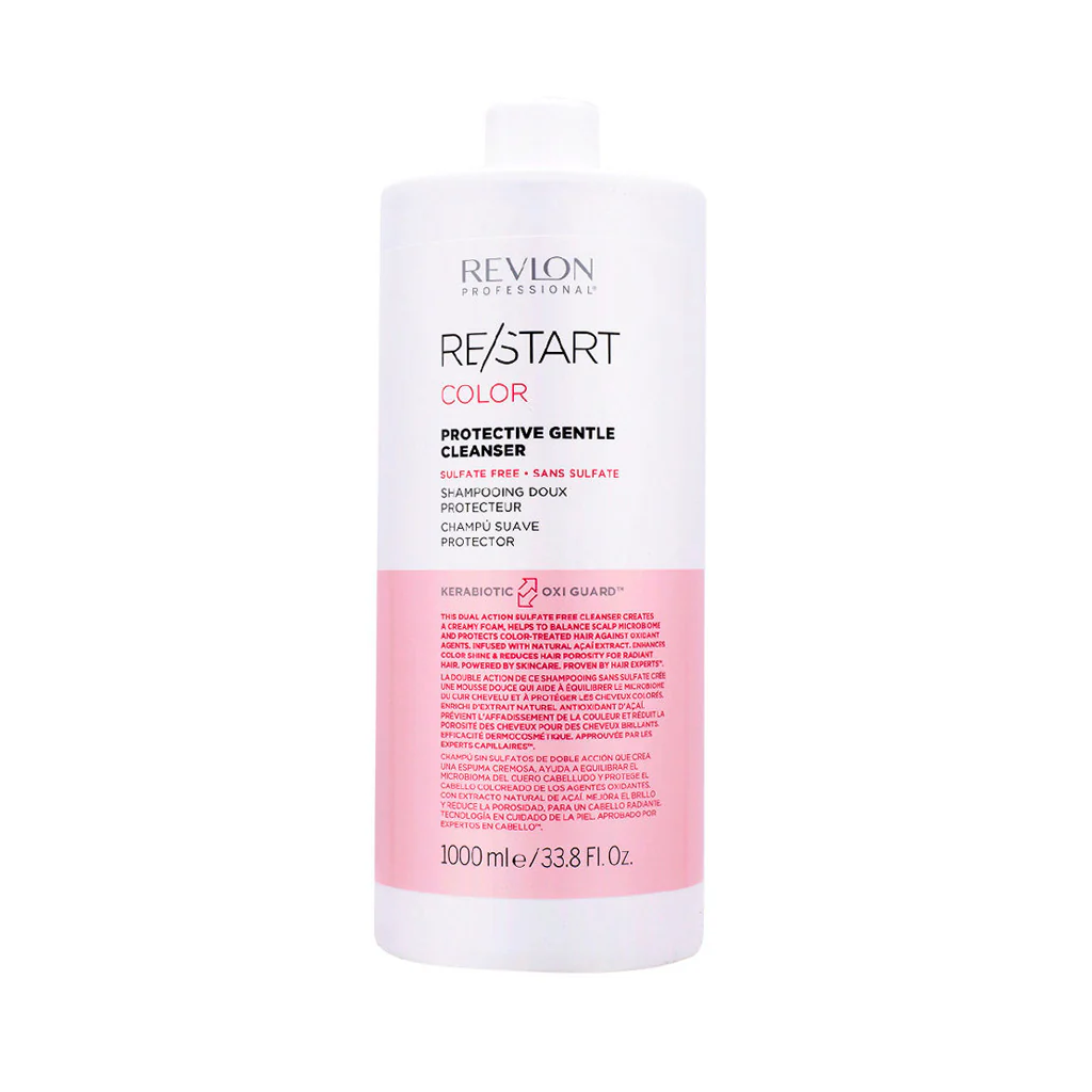 Shampoo Protector de Color Suave Revlon Restart Color Protective Gentle Cleanser 1000ml