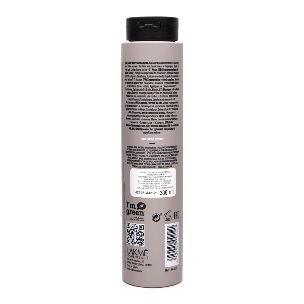 Shampoo TEKNIA Refresh Cocoa Brown 300 ML - LAKME - Image 4
