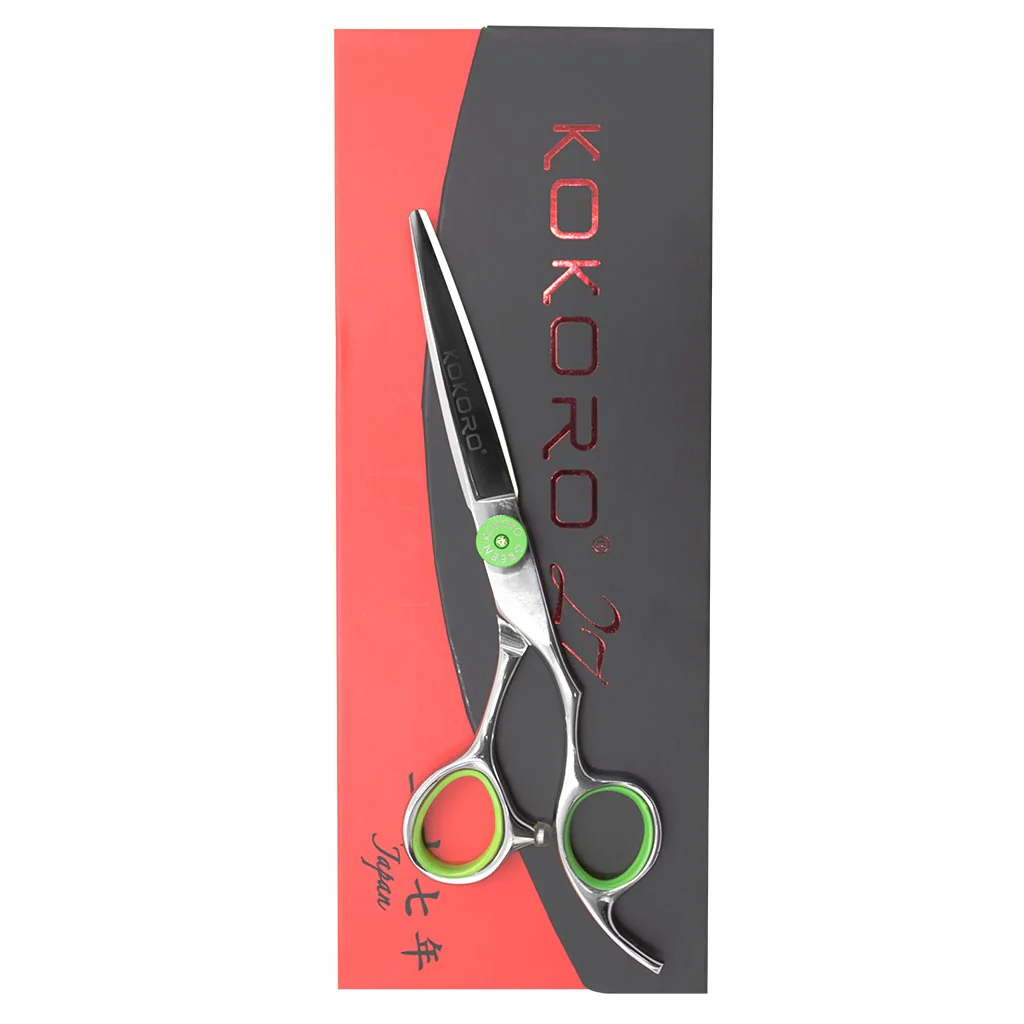 TIJERA PROFESIONAL KOKORO GREEN DE CORTE 6.0 - Image 4