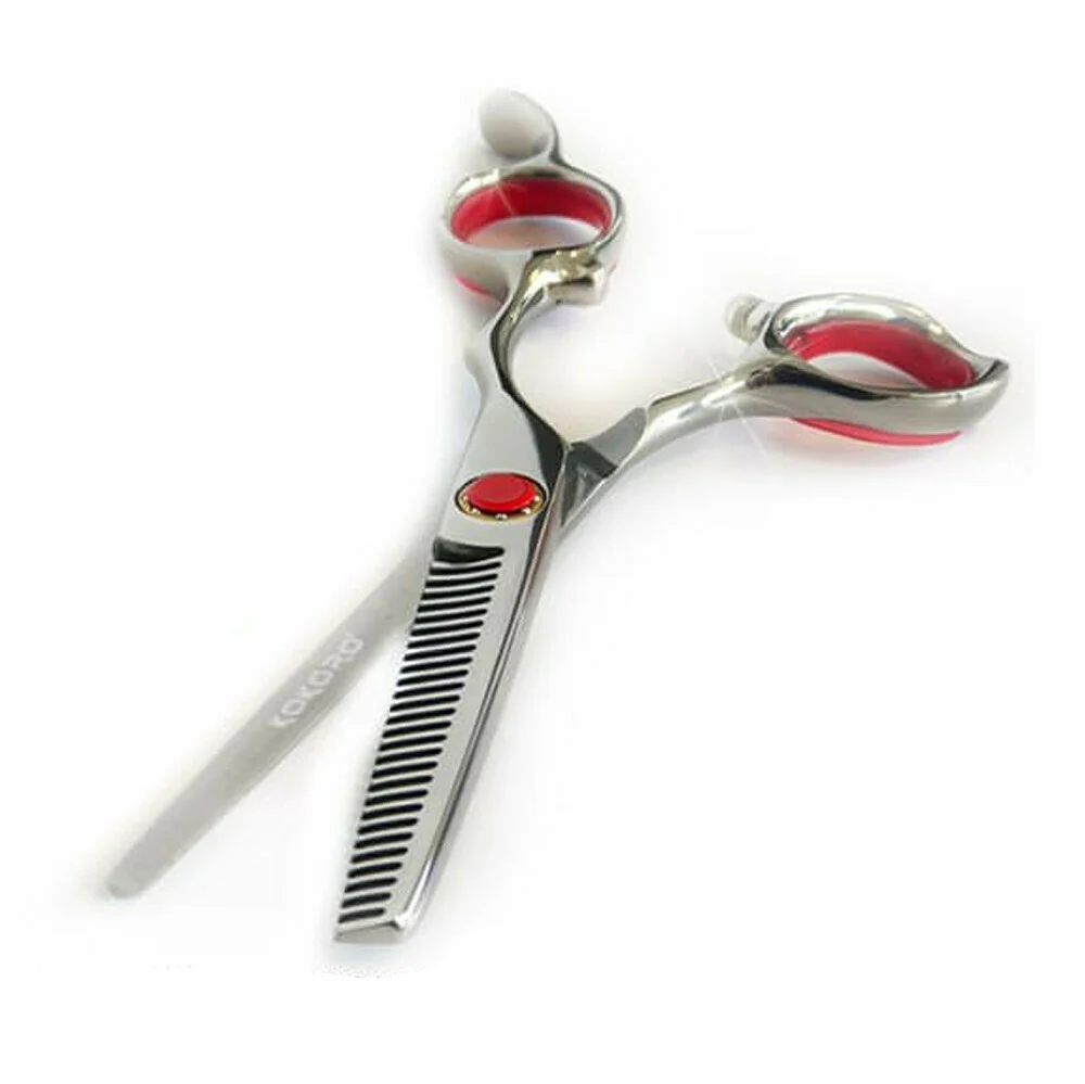 TIJERA PROFESIONAL KOKORO RED DE TEXTURA 5.5" - Image 2