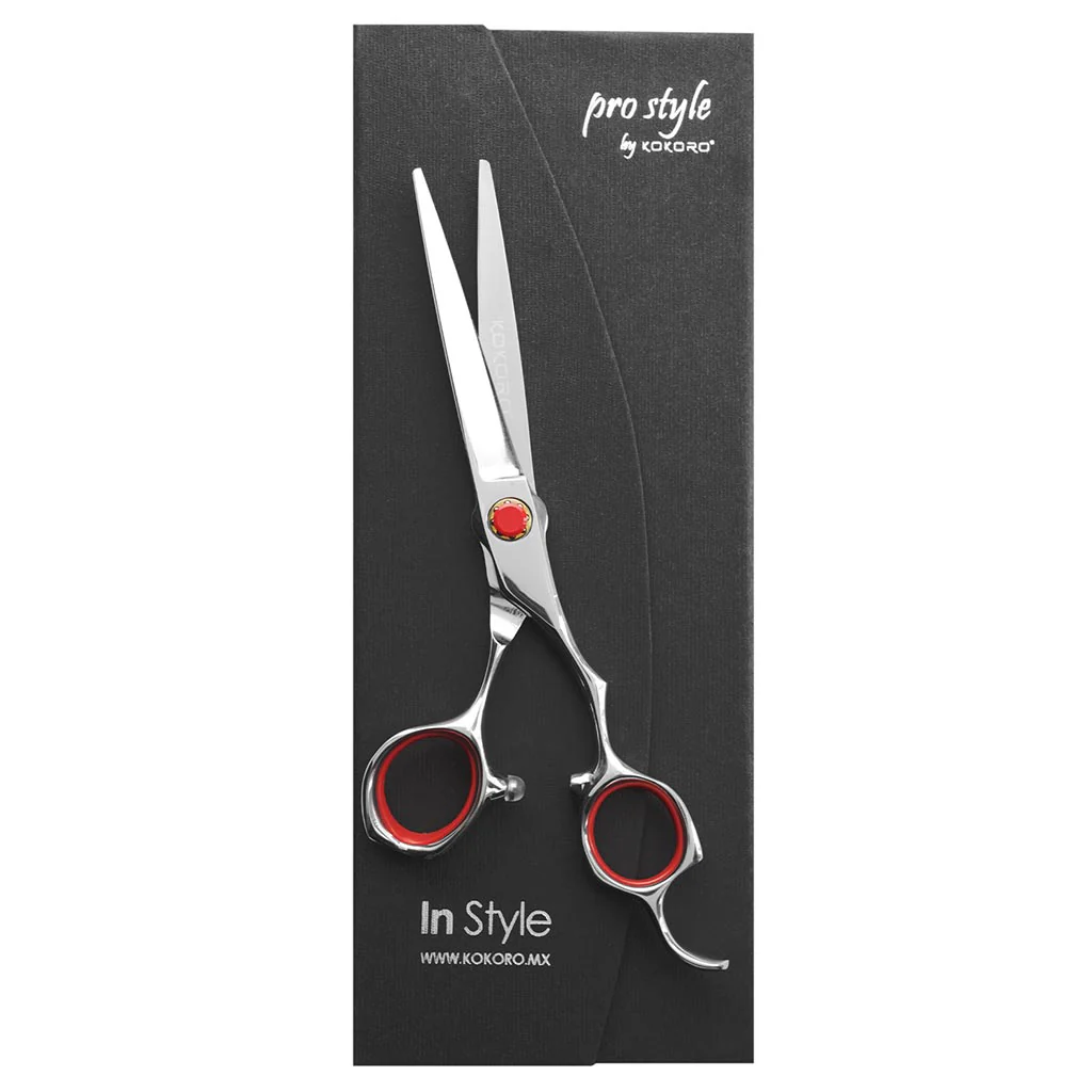 TIJERA PROFESIONAL KOKORO RED ERGO DE CORTE 6.0" - Image 6