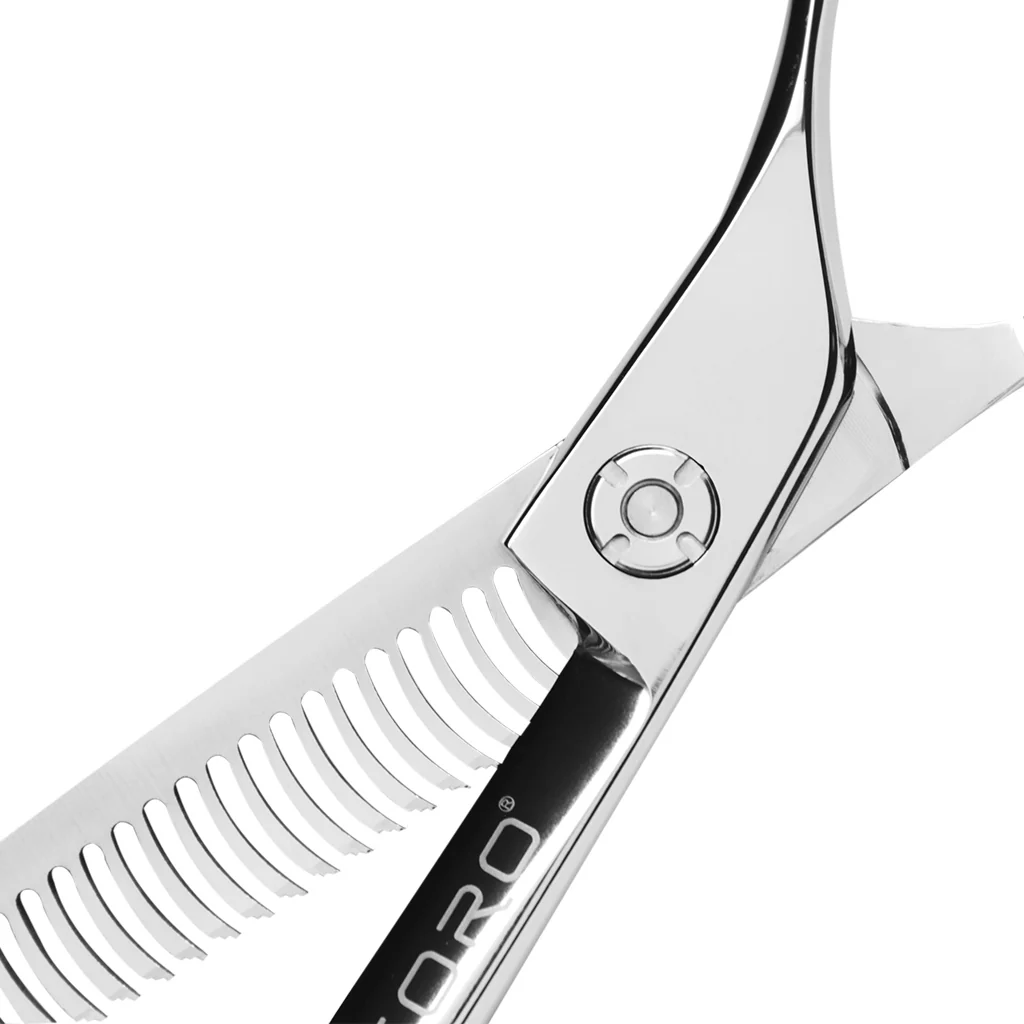 TIJERA PROFESIONAL KOKORO SILVER DE TEXTURA DE 6.0" - Image 2