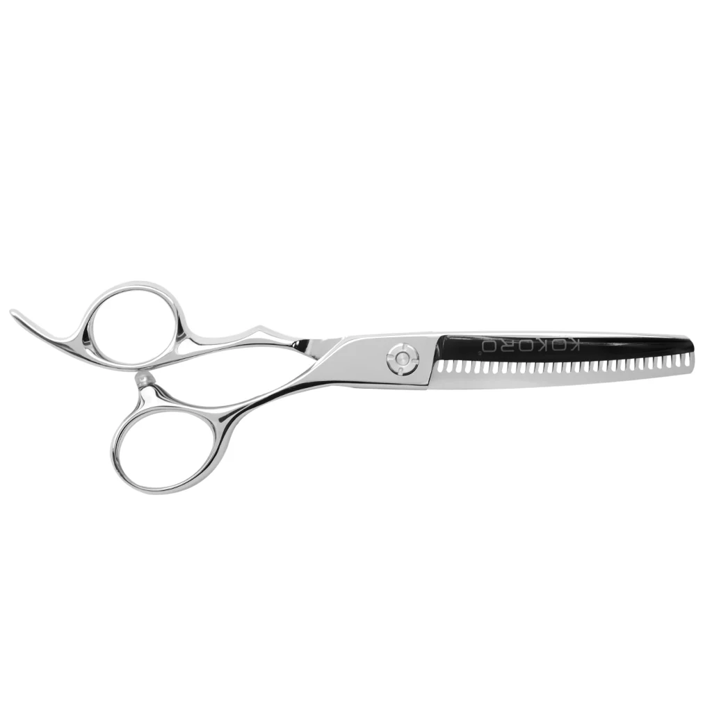 TIJERA PROFESIONAL KOKORO SILVER DE TEXTURA DE 6.0" - Image 3