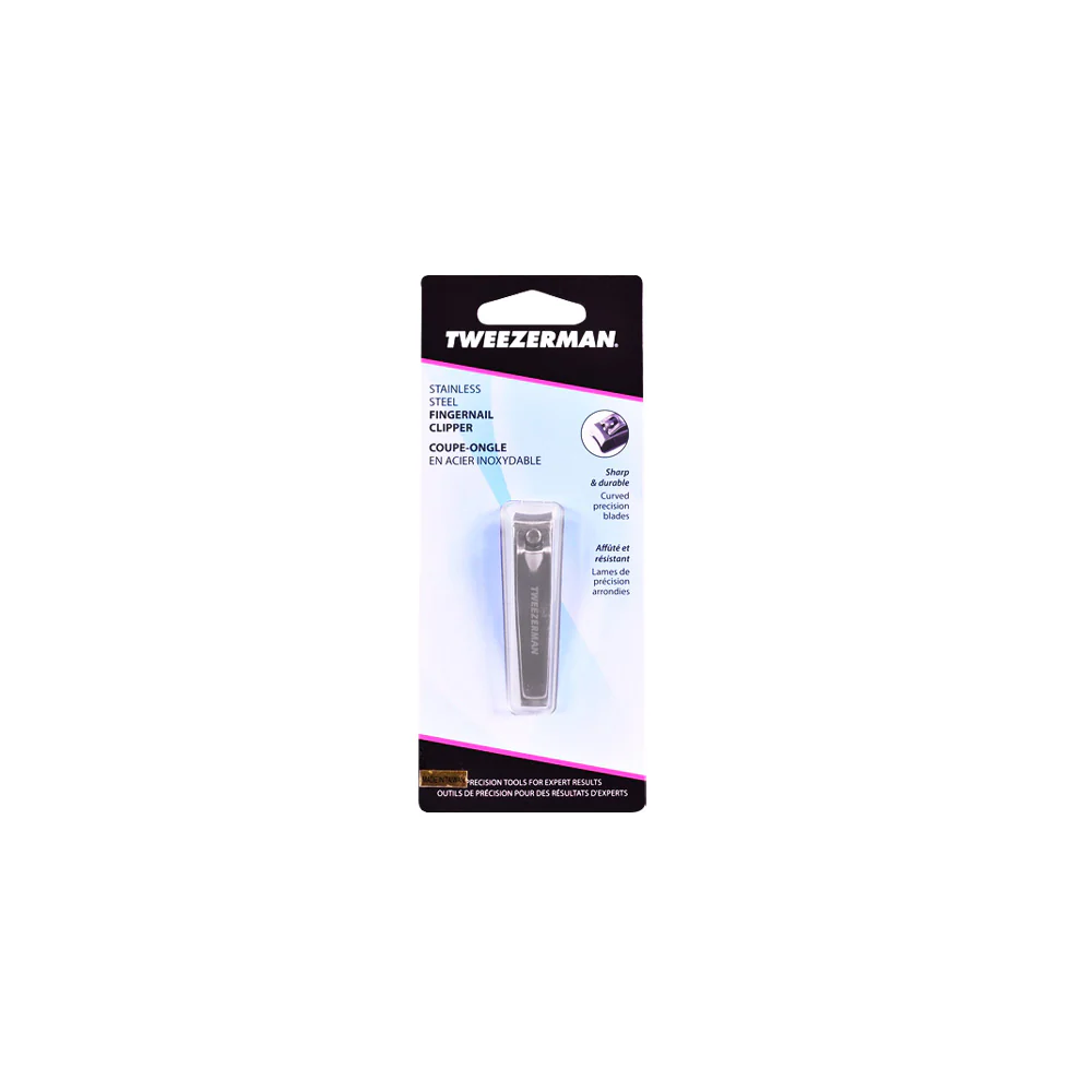 Tweezerman Cortadora de uñas de acero inoxidable Stainless Steel Fingernail Clipper - Image 3