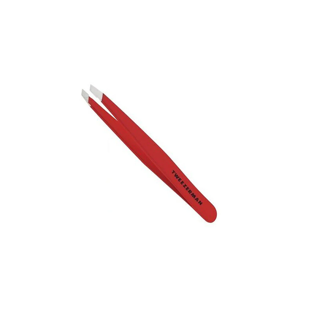 Tweezerman Pinzas para Ceja Slant Tweezer Rojo Signature Red - Image 3