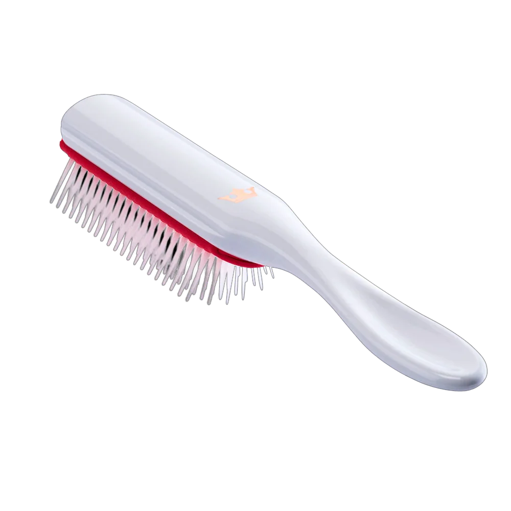 Cepillo Alaciador DENMAN White Rose Gold Crown Brush - Image 2