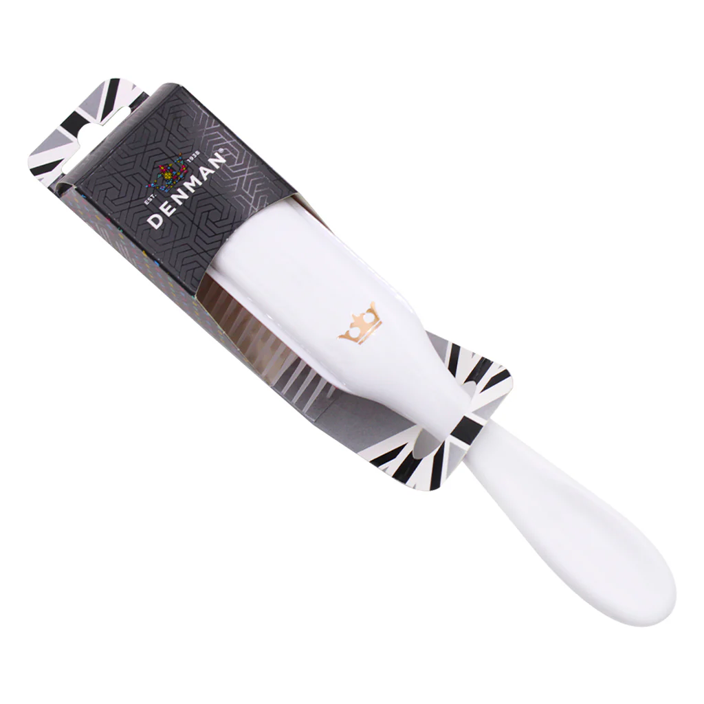Cepillo Alaciador DENMAN White Rose Gold Crown Brush - Image 6